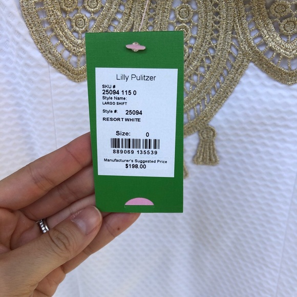 Lilly Pulitzer largo shift NWT size 0 - Picture 4 of 4